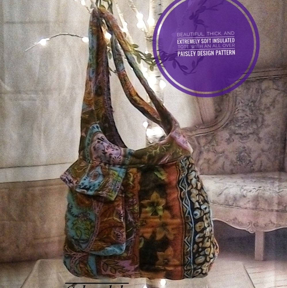 COPY - Multi-color Paisley Hobo bag from Spain